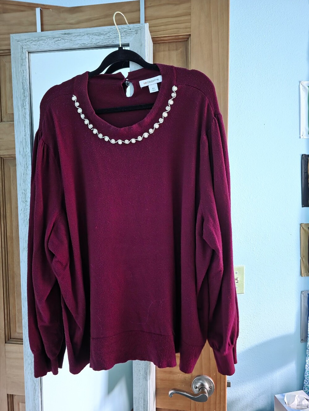 Liz Claiborne Jeweled Top